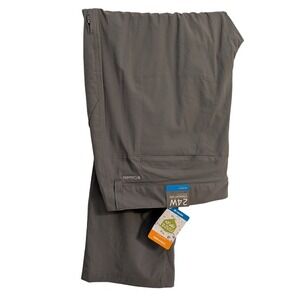 Columbia Saturday Trail Pants Grey Womens 24W Regular Omni-Shield AW8761-023 NEW